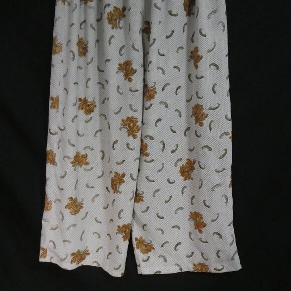 Handmade Floral Print Lounge / Pajama Pants | 13 inch waist, measured - Picture 7 of 16